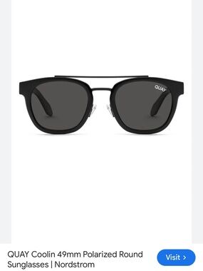 Quay Australia Black Polarized Sunglasses
